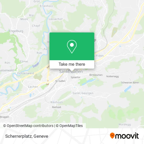 Scherrerplatz map