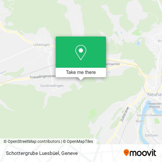Schottergrube Luesbüel map