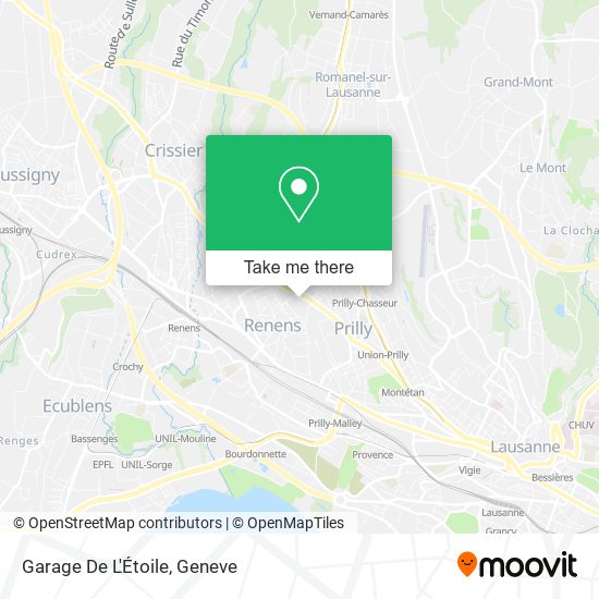 Garage De L'Étoile map