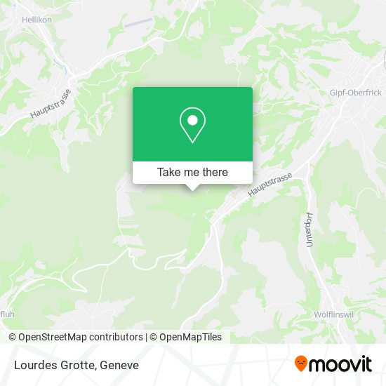 Lourdes Grotte map