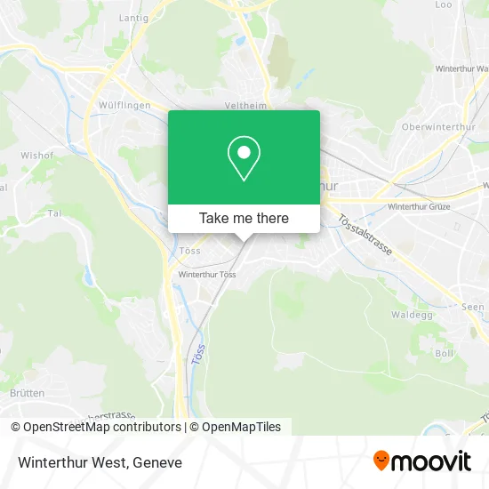 Winterthur West map