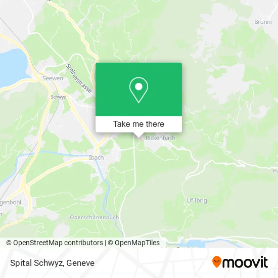 Spital Schwyz map