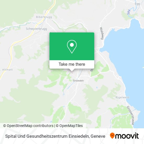 Spital Und Gesundheitszentrum Einsiedeln map