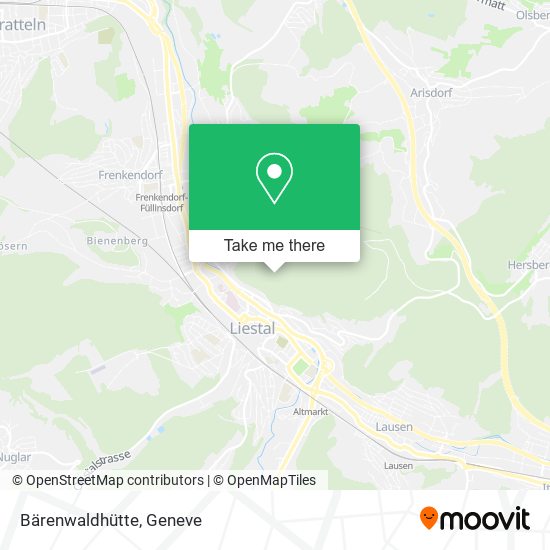 Bärenwaldhütte map