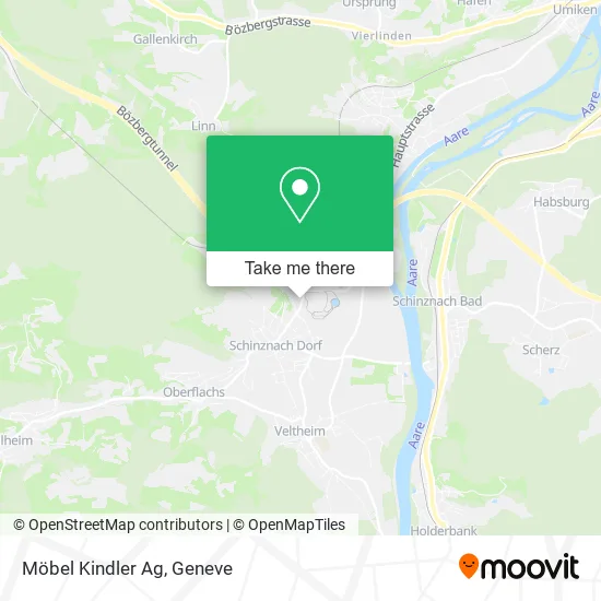 Möbel Kindler Ag map