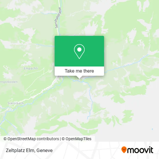 Zeltplatz Elm map