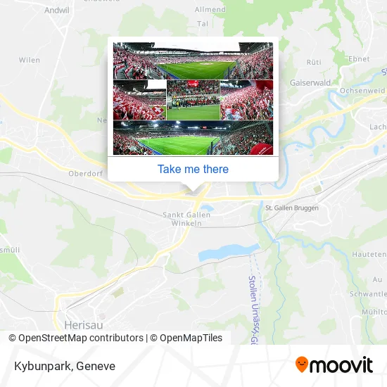 Kybunpark map
