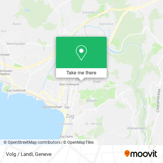 Volg / Landi map