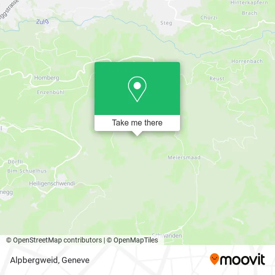 Alpbergweid map