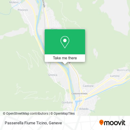 Passerella Fiume Ticino map