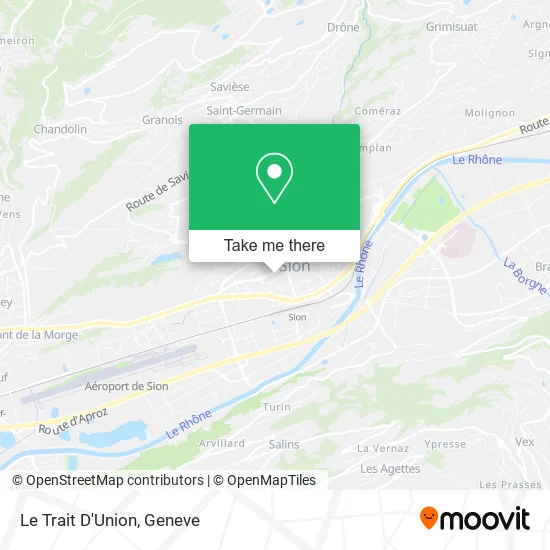 Le Trait D'Union map