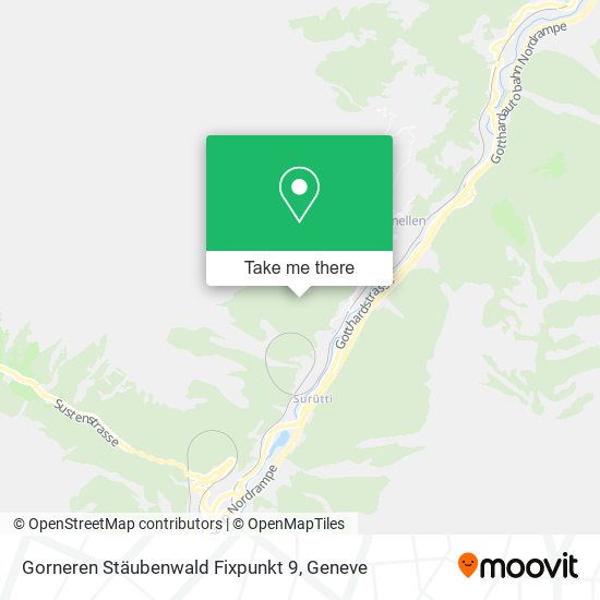 Gorneren Stäubenwald Fixpunkt 9 map