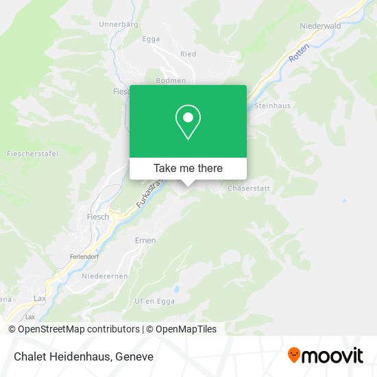 Chalet Heidenhaus map