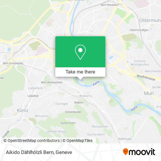 Aikido Dählhölzli Bern map