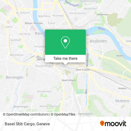 Basel Sbb Cargo map