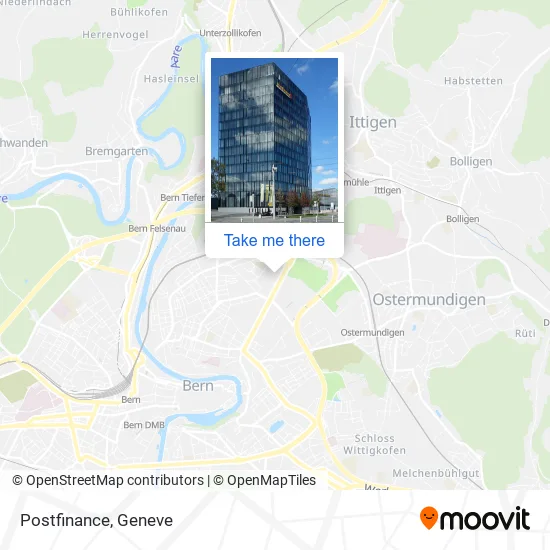 Postfinance map