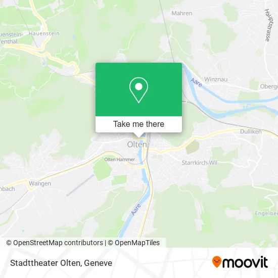 Stadttheater Olten map
