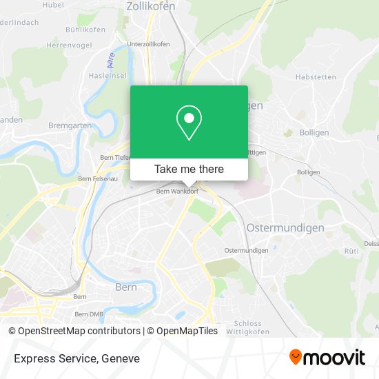 Express Service map