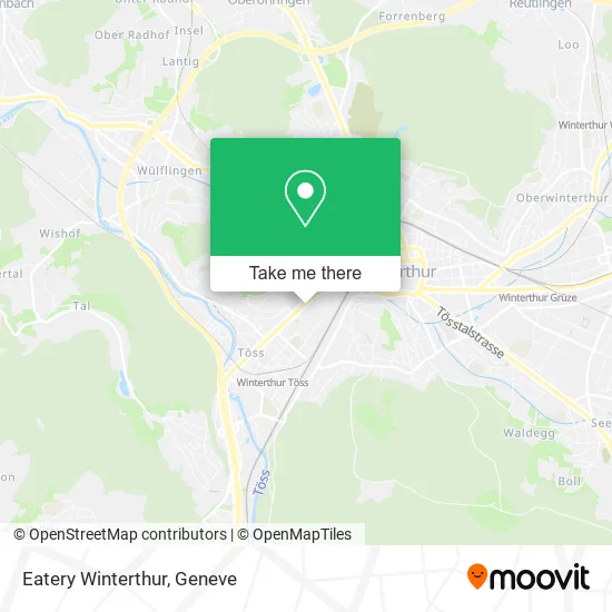 Eatery Winterthur map