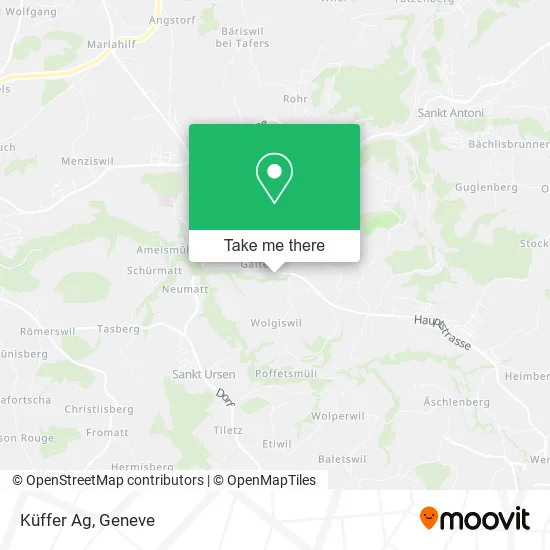 Küffer Ag map