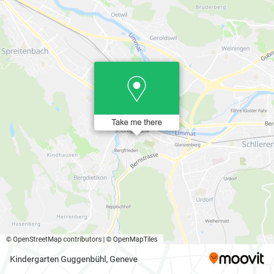 Kindergarten Guggenbühl map
