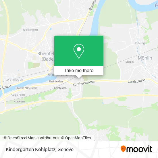 Kindergarten Kohlplatz map