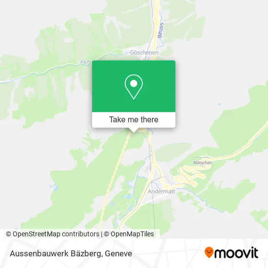 Aussenbauwerk Bäzberg map