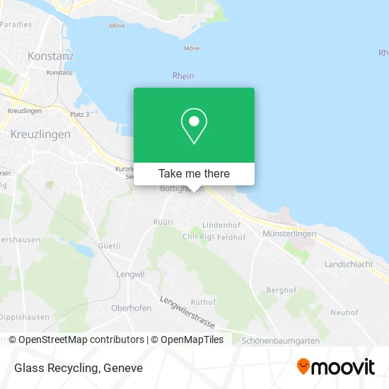 Glass Recycling map