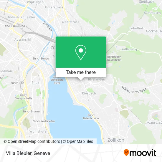Villa Bleuler map