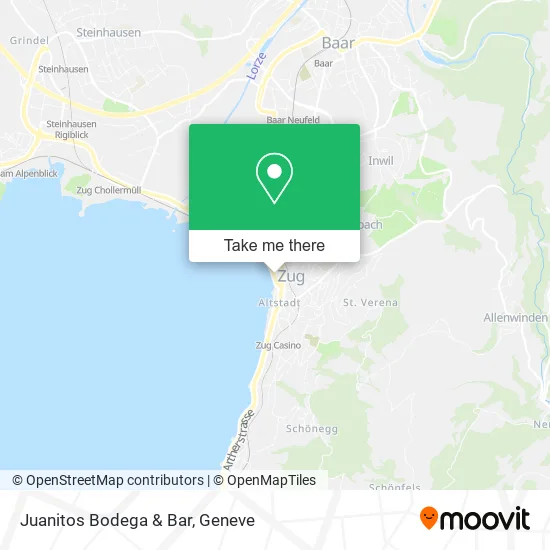 Juanitos Bodega & Bar map