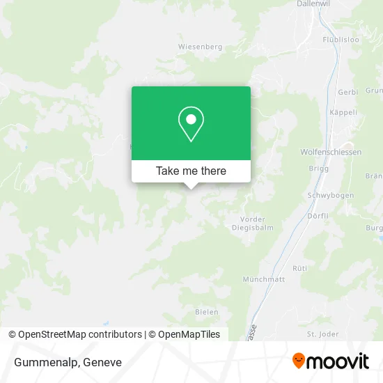 Gummenalp map