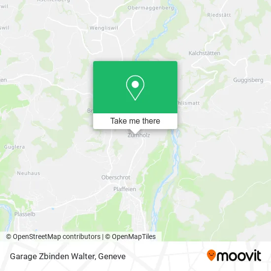 Garage Zbinden Walter map