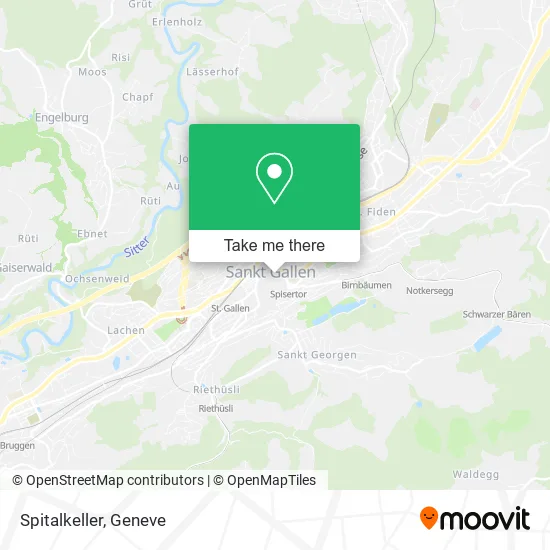 Spitalkeller map