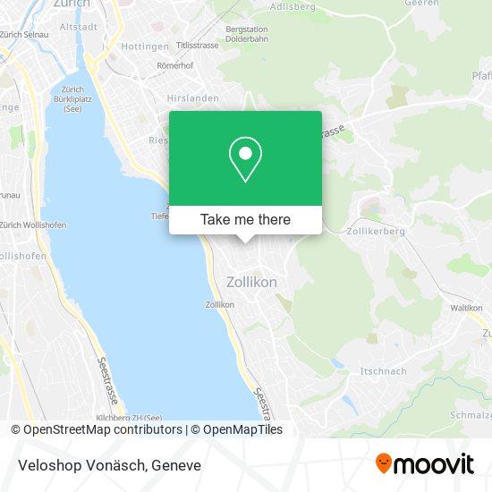 Veloshop Vonäsch map