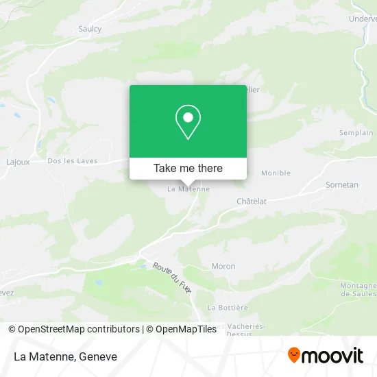 La Matenne map