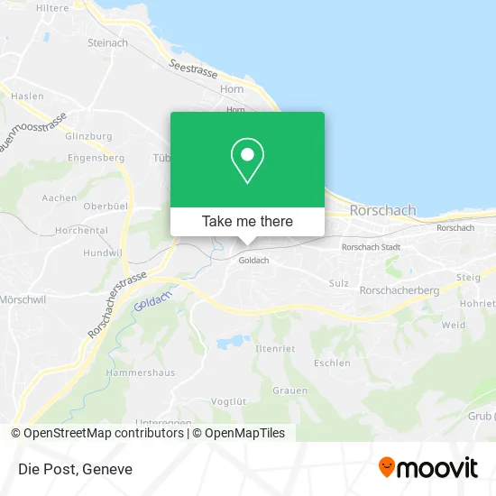 Die Post map
