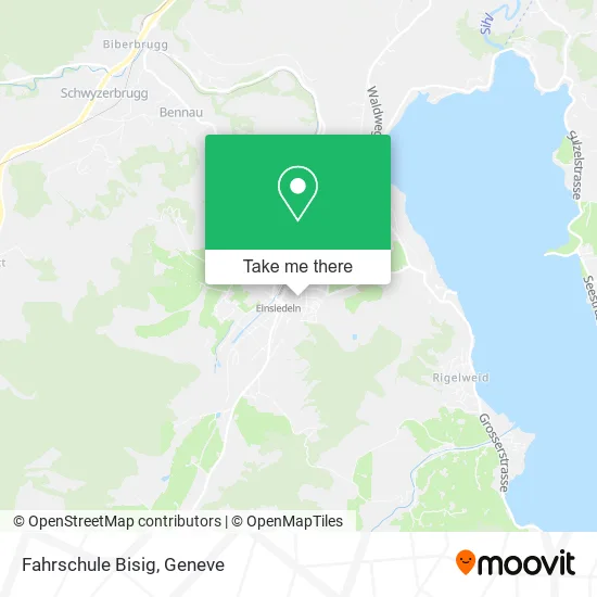 Fahrschule Bisig map