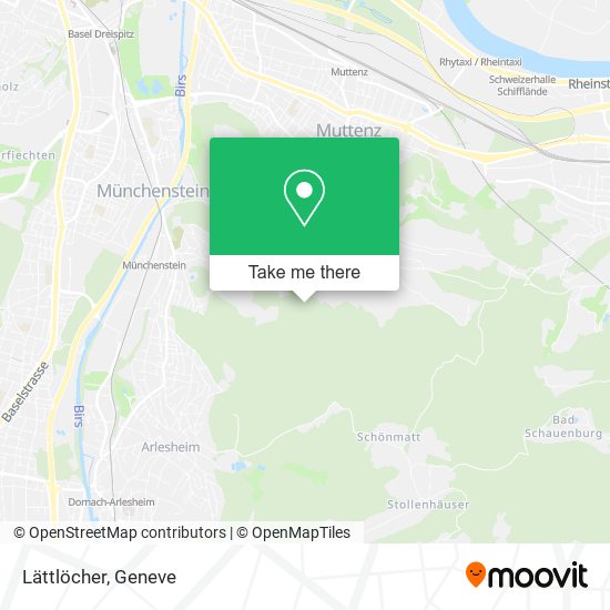 Lättlöcher map