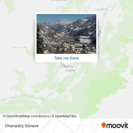 Champéry map