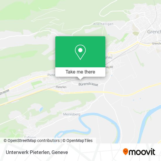 Unterwerk Pieterlen map