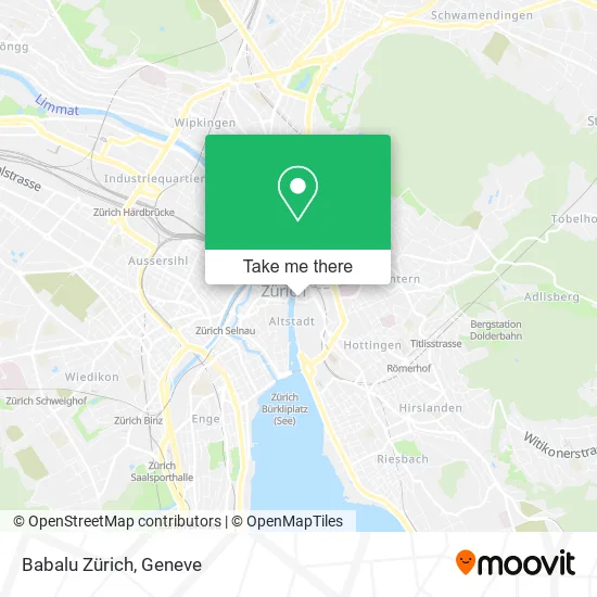 Babalu Zürich map