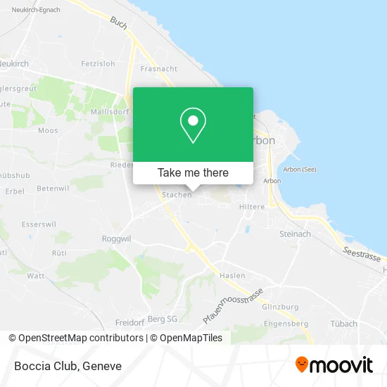 Boccia Club map