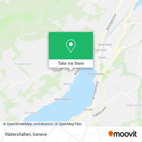 Rädershalten map