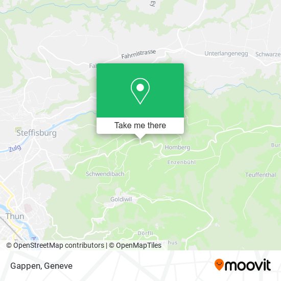 Gappen map