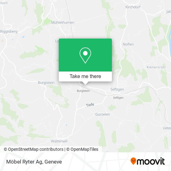 Möbel Ryter Ag map