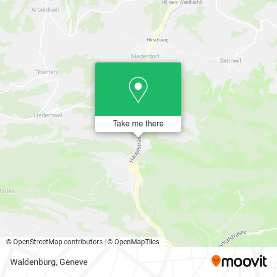 Waldenburg map