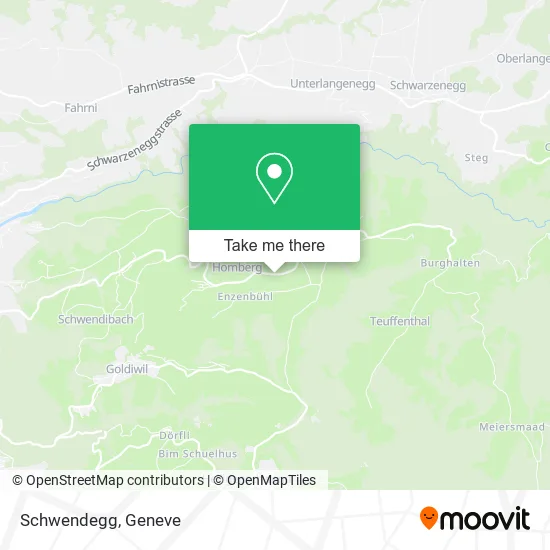 Schwendegg map