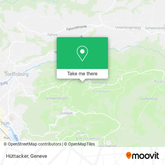 Hüttacker map