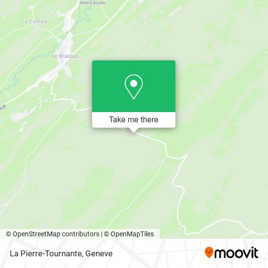La Pierre-Tournante map