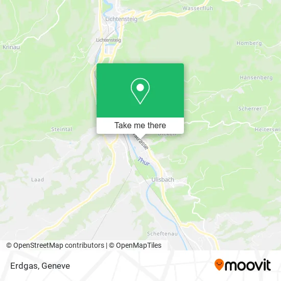 Erdgas map
